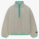 Fear of God Essentials Kids Polar Fleece Halfzip Mockneck Seal