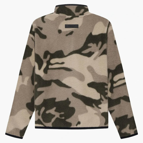 Paure of God Essentials Kids Polar Fleece Sweater Camo