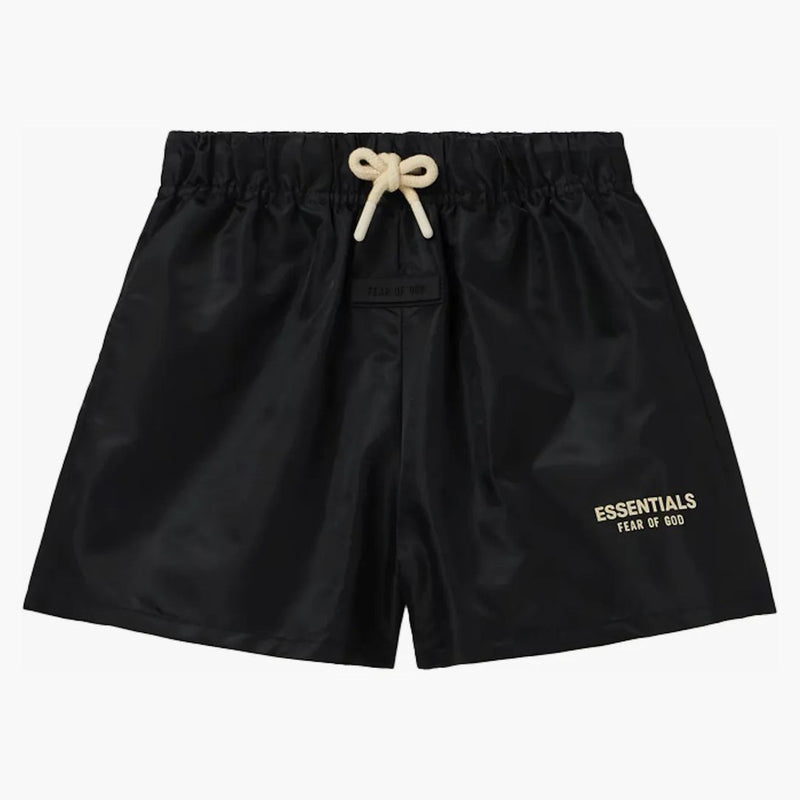 Paura di Dio Essentials Kids che gestisce Nylon Short Jet Black