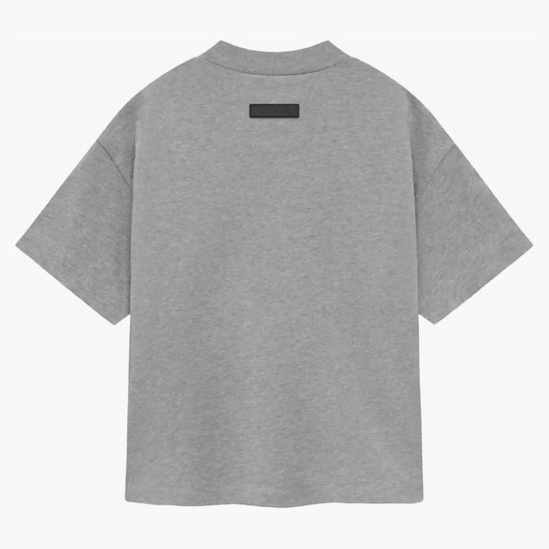 Fear Of God Essentials Kids S/s Tee Dark Heather Oatmeal