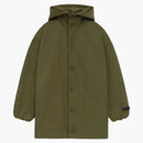 Fear Of God Essentials Kids Textured Nylon Hooded Coaches Jacket Military