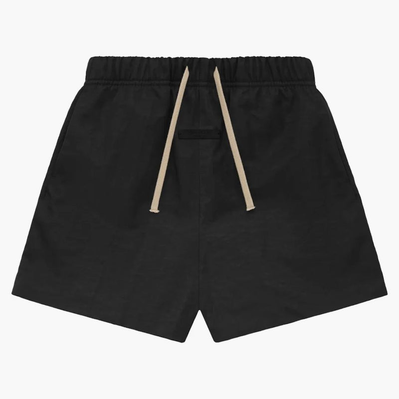 Fear of God Essentials Kids Textured Nylon Soccer Short Black