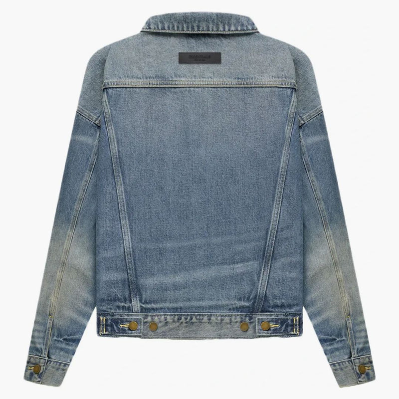 Fear of God Essentials Kids Trucker Jacket Indigo