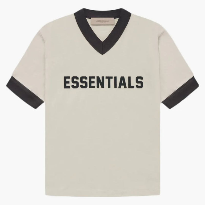 Fear of God Essentials Kids V-Neck T-Shirt Wheat