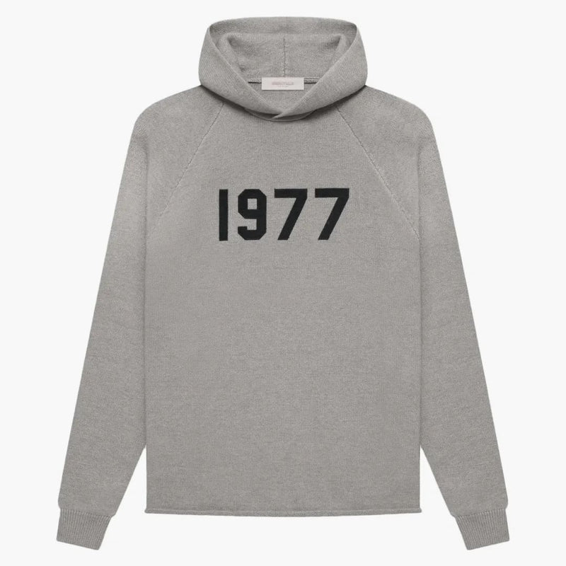 Fear Of God Essentials Knit Hoodie Dark Oatmeal