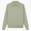 Fear Of God Essentials Knit L/s Polo Seafoam