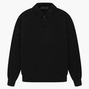 Fear of God Essentials Knit Polo Black