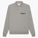 Fear of God Essentials LS Polo Dark Oatmeal