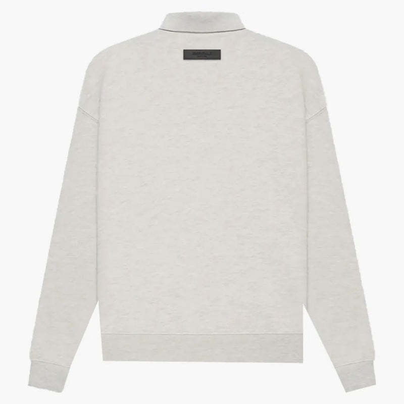 Fear of God Essentials LS Polo Light Oatmeal