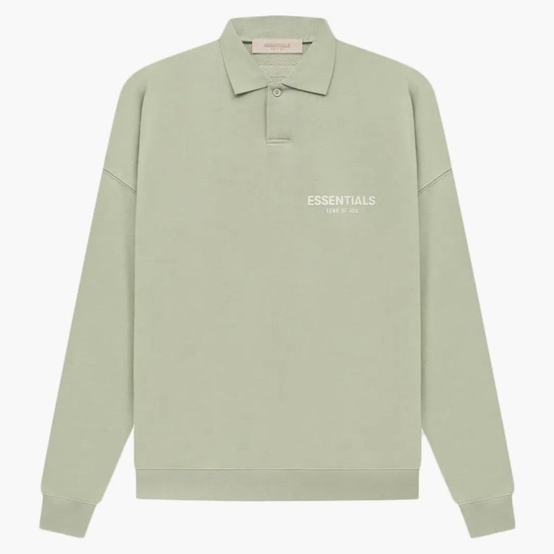 Fear of God Essentials L/S Polo Seafoam