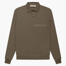 Fear Of God Essentials Ls Polo Wood