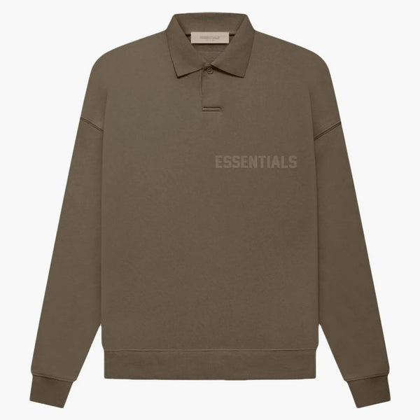 Fear of God Essentials LS Polo Wood