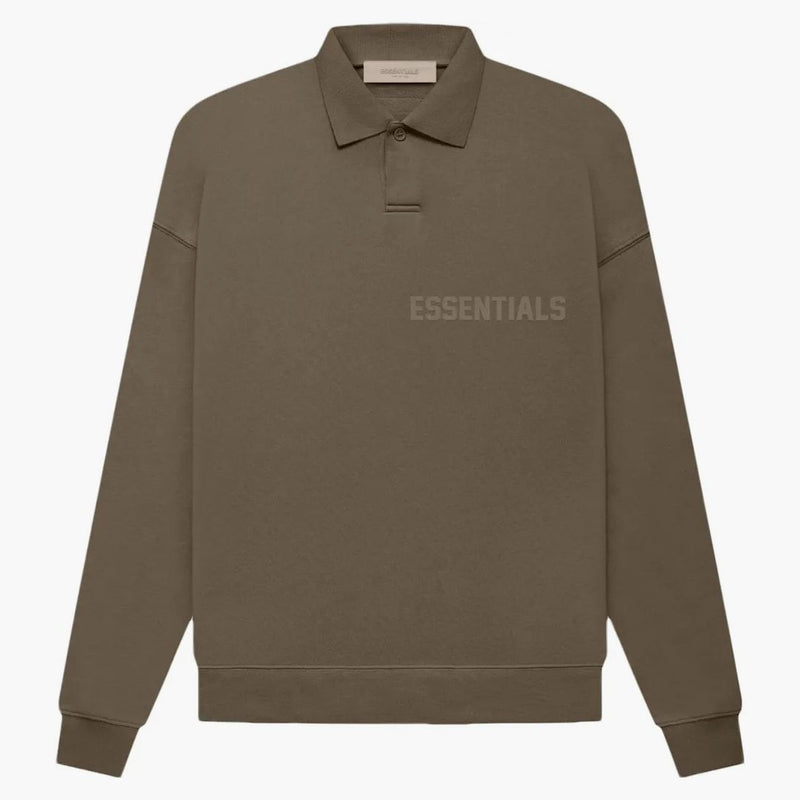 Fear of God Essentials LS Polo Wood