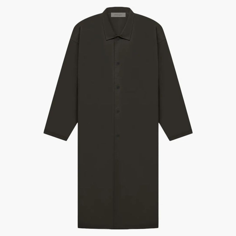 Fear of God Essentials Long Coat Off Black