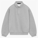 Fear of God Essentials Longsleeve Polo Light Heather Gray