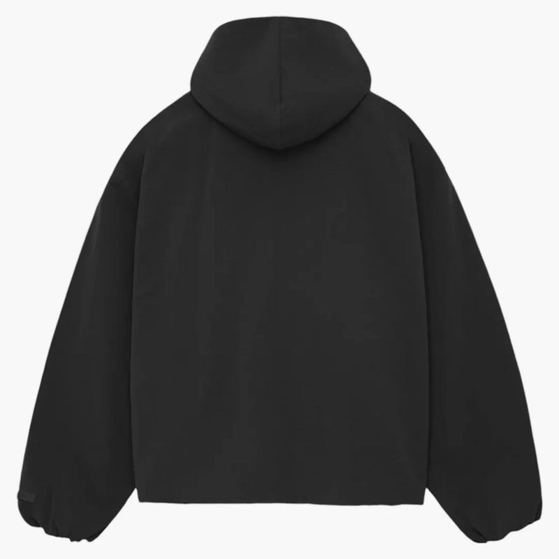 Fear of God Essentials Military Nylon Hooded Anorak Black