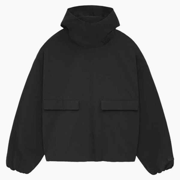 Fear of God Essentials Military Nylon Hooded Anorak Black