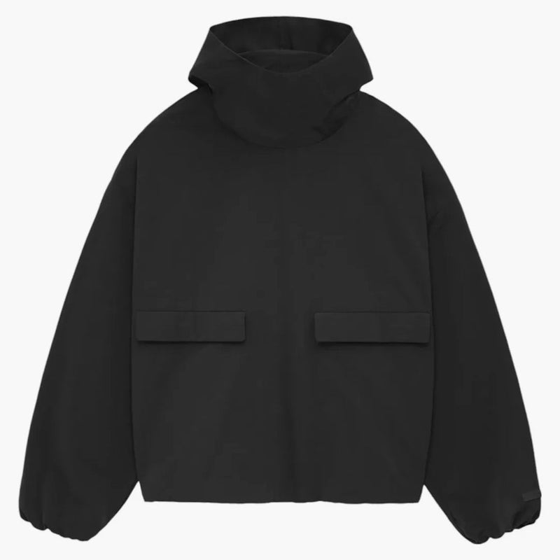 Fear of God Essentials Military Nylon Hooded Anorak Black
