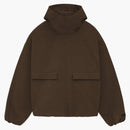Fear Of God Essentials Military Nylon Hooded Anorak Brown