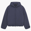 Fear Of God Essentials Military Nylon Hooded Bomber Marine