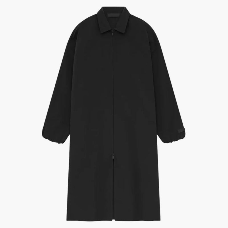 Fear Of God Essentials Military Nylon Trench Jacket Black