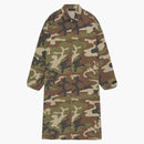 Fear Of God Essentials Military Nylon Trench Jacket Woodland Camo