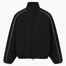 Fear Of God Essentials Modern Piping Track Jacket Jet Black/cloud White