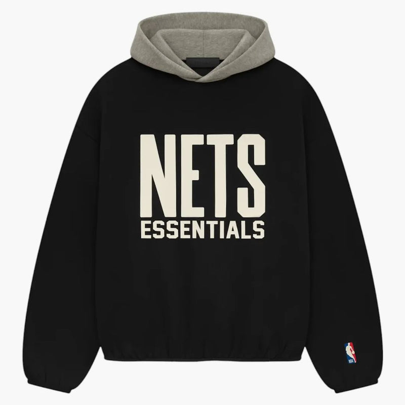 Paura di Dio Essentials Nets Hoodie Black/Warm Heather