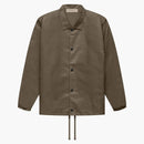 Fear of God Essentials Nylon Coaches Jacket Wood