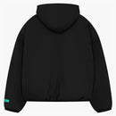 Strach przed Bogiem Essentials Nylon wypełniony pół -bluza bluza black czarna