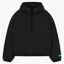 Strach przed Bogiem Essentials Nylon wypełniony pół -bluza bluza black czarna