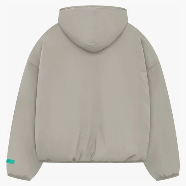 Paura di Dio Essentials Nylon riempito SEAL con cappuccio Halfzip