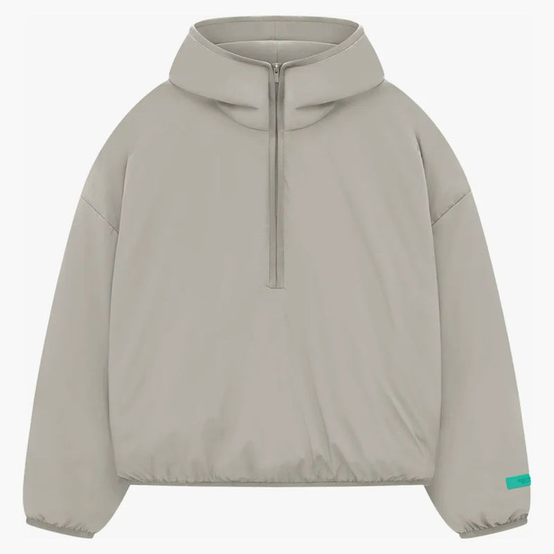 Paura di Dio Essentials Nylon riempito SEAL con cappuccio Halfzip