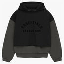 Fear Of God Essentials Nylon Fleece Hooded Sweater Ink/jet Black