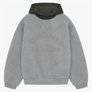 Fear Of God Essentials Nylon Fleece Hoodie Dark Heather Oatmeal/ink