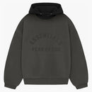 Fear Of God Essentials Nylon Fleece Hoodie Ink/jet Black