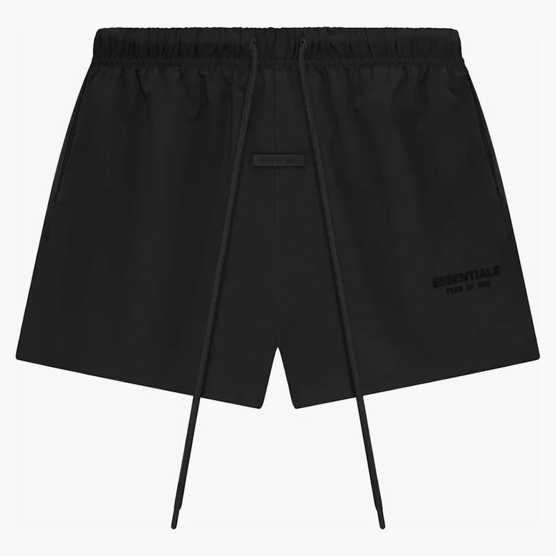 Fear of God Essentials Nylon Running Short Jet Black