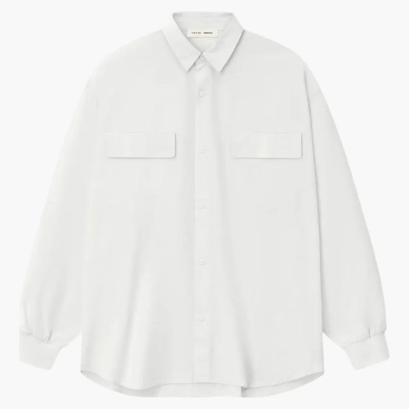 Fear Of God Essentials Oxford Shirt Cloud White