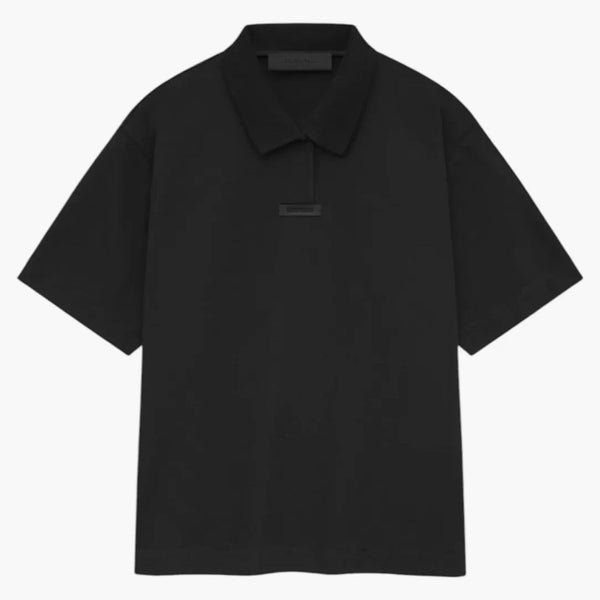 Rädsla för Gud Essentials Pique Polo (FW24) Svart