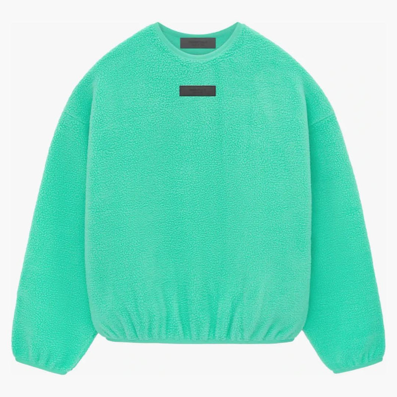 Paura di Dio Essentials Polar Fleece Crewneck Mint Leaf