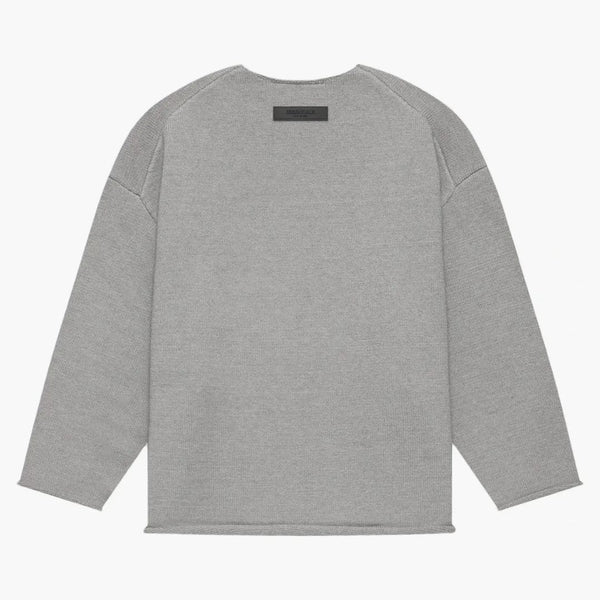 Fear of God Essentials Raw Edge Sweater Dark Oatmeal