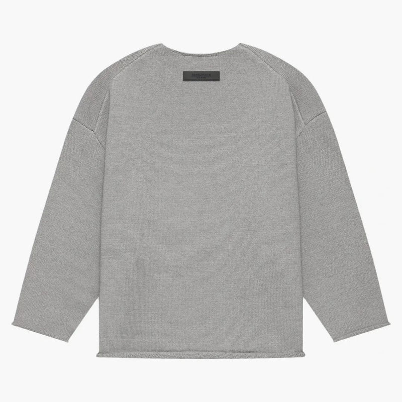 Fear of God Essentials Raw Edge Sweater Dark Oatmeal