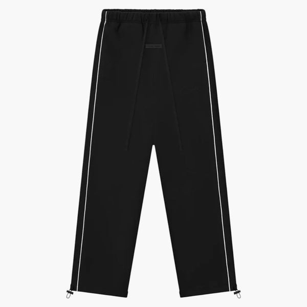 Fear Of God Essentials Relaxed Fleece Piping Sweatpant Jet Black/cloud White