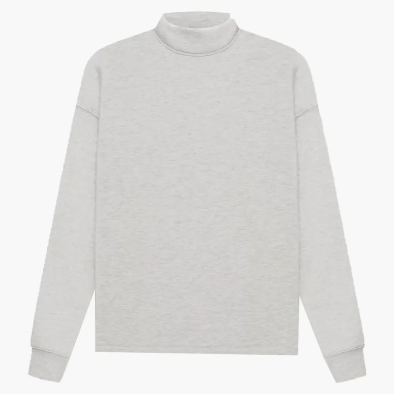 Paura degli elementi essenziali di Dio rilassato Mockneck Light A farina d'avena