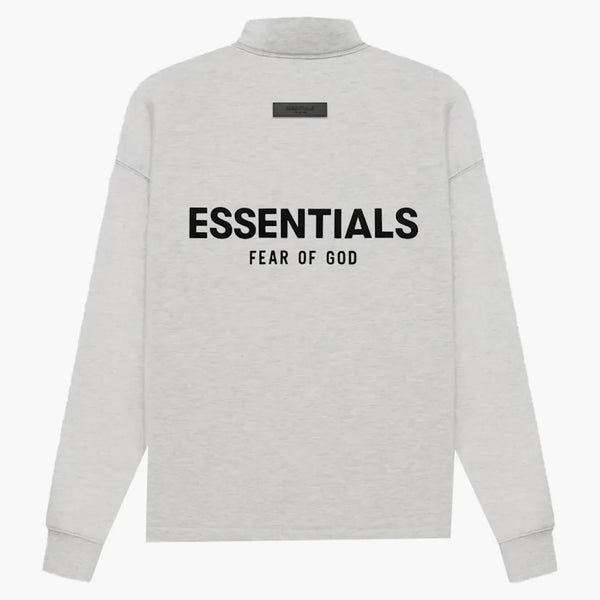 Paura degli elementi essenziali di Dio rilassato Mockneck Light A farina d'avena