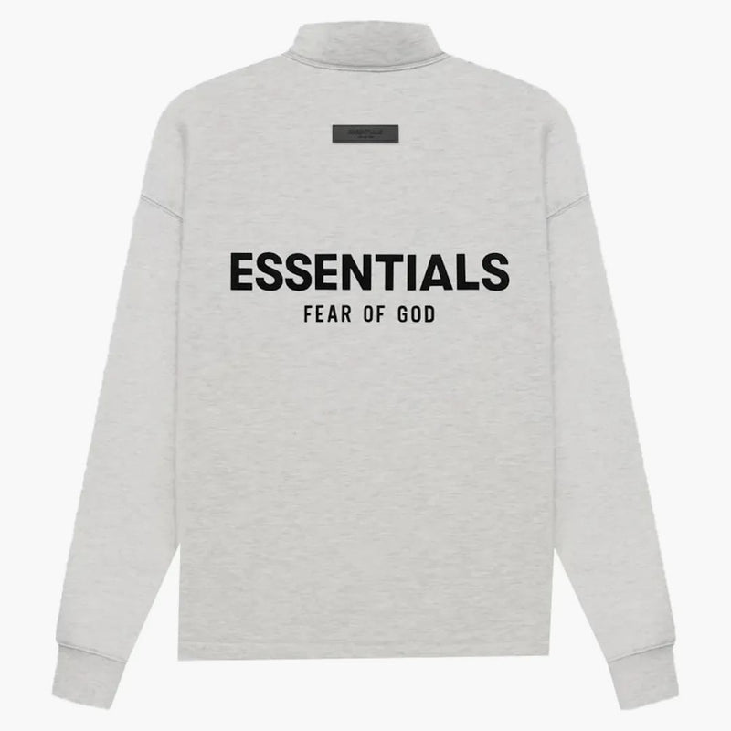 Paura degli elementi essenziali di Dio rilassato Mockneck Light A farina d'avena