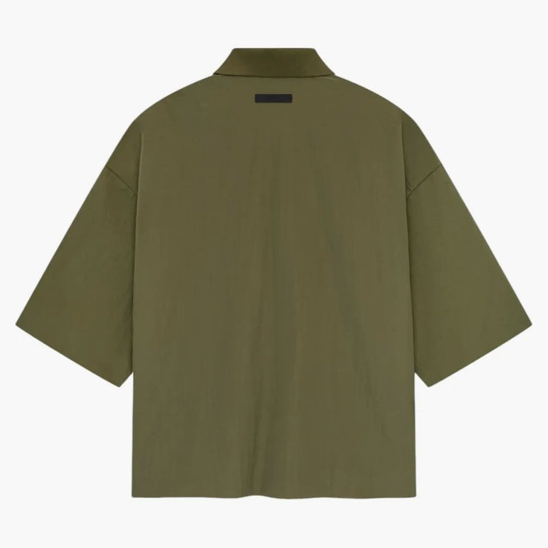Fear Of God Essentials Ripstop Polo Military