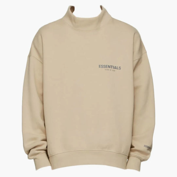 Paura di Dio Essentials Ssense Esclusiva Mock Neck Spetshirt Linen