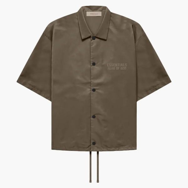 Strach przed Bogiem Essentials ss nylonowa koszula drewno