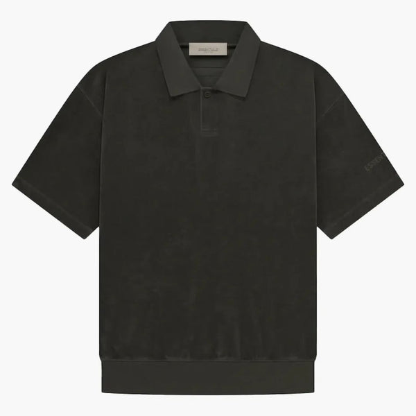 Fear of God Essentials SS Terry Polo Off Black